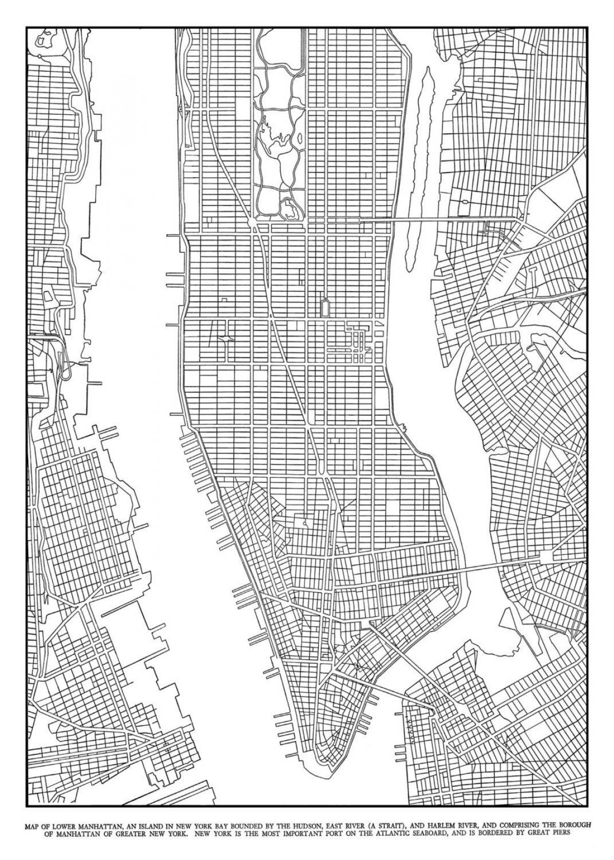 peta Manhattan grid