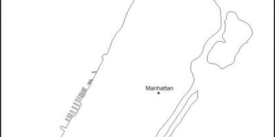 Kosong peta Manhattan