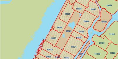 NYC zip code peta Manhattan